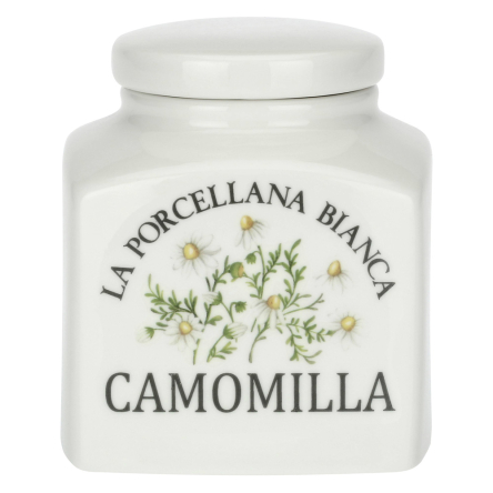 P0126500CA Банка для ромашкового чаю La Porcellana Bianca CONSERVA, порцеляна, 0,5 л - 1
