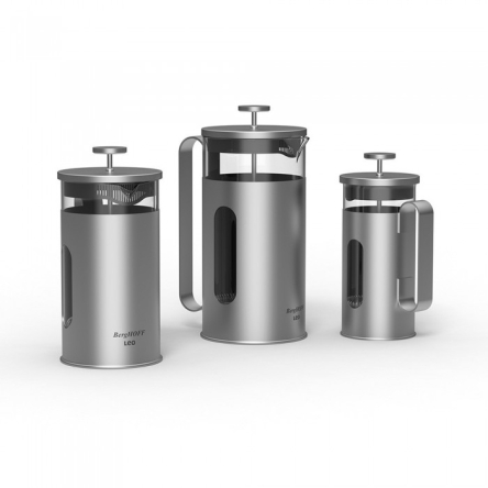Френч-прес скляний у металевій підставці LEO, 1 л (3950653) - 3 Френч-прес скляний у металевій підставці LEO, 1 л (3950653) - 3