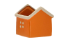 H234000009 Кашпо Rituali Domestici DICASA, керамическое, оранжевое, 11 х 11 х 13 см - 7