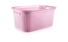 Basket-UCS-KNIT-rectangular-38l-purple-pink-UCS-180006-1 - 1