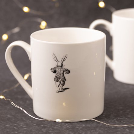 Кухоль CreativeTops WHITE RABBIT ALICE IN WONDERLAND, порцеляна, 350 мл - 2