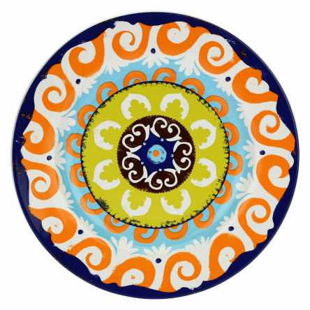 Набір тарілок для десерту Rose&amp;Tulipani Milano NADOR, кераміка, діам. 20,5 см, 6 шт. - 5