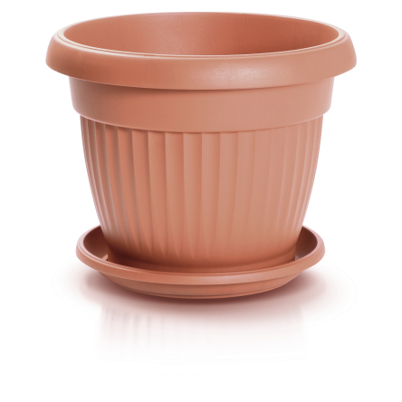 Горшок для цветов Prosperplast ТERRA 25х19.5см терракотовый (11246.1) - 2