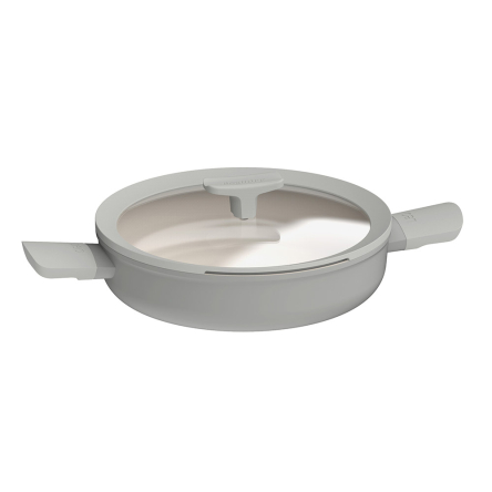 Сотейник з антипригарним покриттям BergHOFF LEO BALANCE Moonmist з двома ручками діаметр 26см, 2.9л (3950427) - 1
