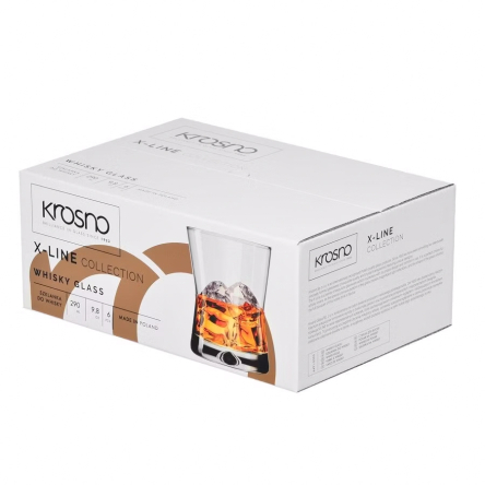 Набір склянок для віскі X-LINE 290мл х 6шт (KROS-787428) - 2