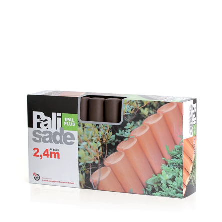 Заборчик декоративный Prosperplast Palisada 235х25/15см терракотовый (40138-624) - 2