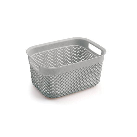 Корзина для хранения UCS DROP DESIGN прямоугольная 3.3л серый металлик (UCS-162009.2) - 1