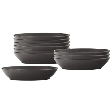 AX0209 Чаша овальна CAVIAR BLACK, порцелянова, 30 х 20 см, 1500 мл - 2