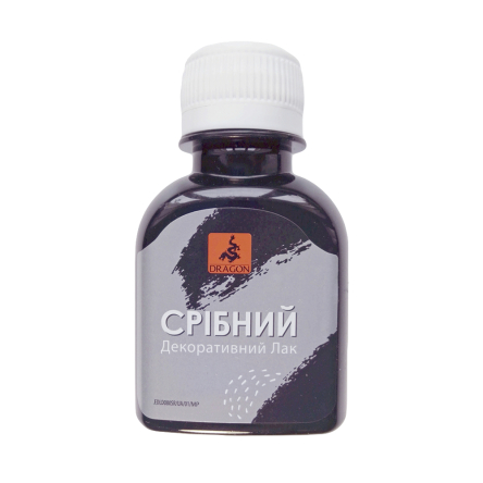 Лак декоративний Silver 80мл (DRG-32959) - 1