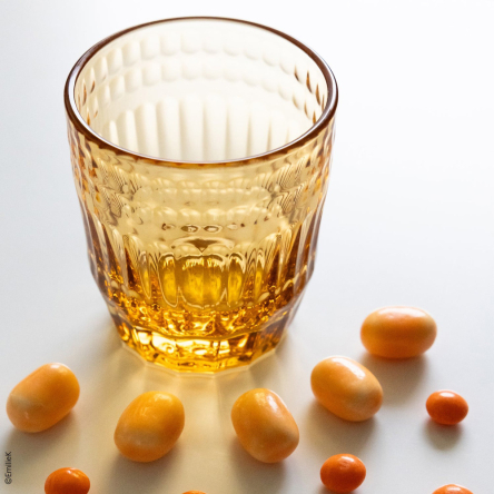 690436 Склянка для напоїв La Rochere COTES MANDARINE, вис. 9 см, 270 мл - 4