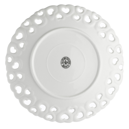 P003900120 Тарілка обідня La Porcellana Bianca VALENTINO, порцеляна, діам. 20 см - 2