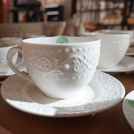 P005200016 Чашка для чаю з блюдцем La Porcellana Bianca SOGNANTE, порцеляна, 350 мл - 4