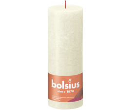 Свічка Рустик Bolsius SHIMMER стовпчик 19х6.8см слонова кістка (BOL-656805)