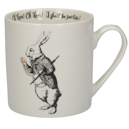 Кухоль CreativeTops WHITE RABBIT ALICE IN WONDERLAND, порцеляна, 350 мл - 1