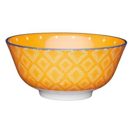 Миска Kitchen Craft ORANGE SPOT, кераміка, діам. 16 см, 500 мл - 1 Миска Kitchen Craft ORANGE SPOT, кераміка, діам. 16 см, 500 мл - 1