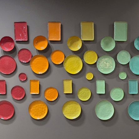 Мисочка Rose&amp;Tulipani Milano CONCERTO OCRA, керамограніт, охра, діам. 7 см - 3