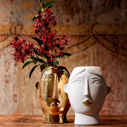 Кашпо Rituali Domestici IBELLERIO MARINELLA, кераміка, 23 х 16 х 19,5 см - 2