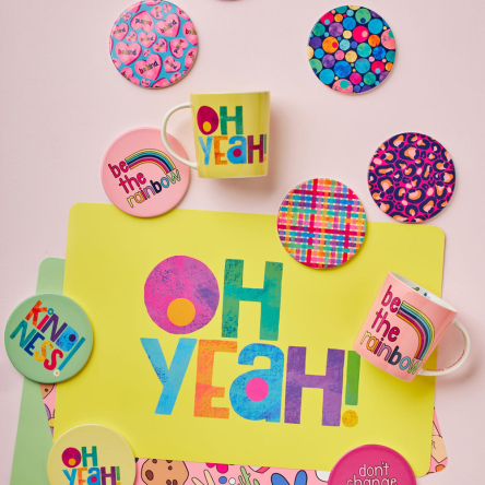 DX1077 Кухоль BE KIND Oh Yeah, порцеляна, 380 мл - 3 DX1077 Кухоль BE KIND Oh Yeah, порцеляна, 380 мл - 3