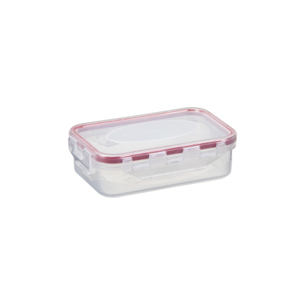 Ємність для морозилки Plast Team герметична 0.3л червона кришка (TEA-2800.2) - 1