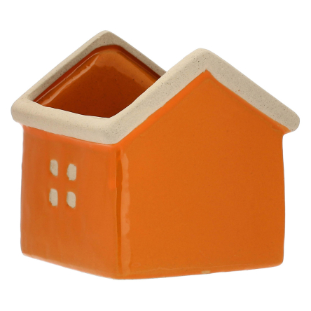 H234000009 Кашпо Rituali Domestici DICASA, керамическое, оранжевое, 11 х 11 х 13 см - 7