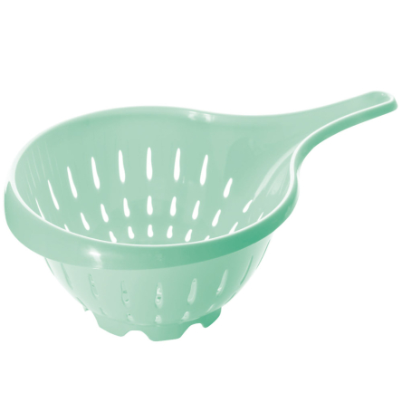 Друшляк круглий BRANQ з ручкою 25см салатовий (BRQ-1630.2) - 1