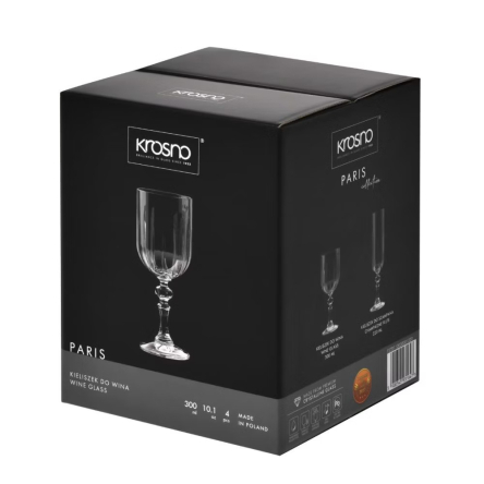 Набор бокалов для вина PARIS 300млх4 шт (KROS-931647) - 5 Набор бокалов для вина PARIS 300млх4 шт (KROS-931647) - 5