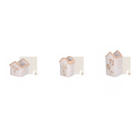 Кашпо Rituali Domestici DICASA BIANCO, керамика, белое, 10,5 х 9 х 16 см - 2