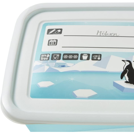 Комплект ємностей для морозилки Keeeper Mia Magic Ice прямокутний 3х1.25л (KEE-3015) - 8