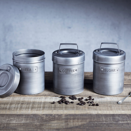 Ємність Kitchen Craft для кави, 1 л, 11х16 см, сіра - 2 Ємність Kitchen Craft для кави, 1 л, 11х16 см, сіра - 2