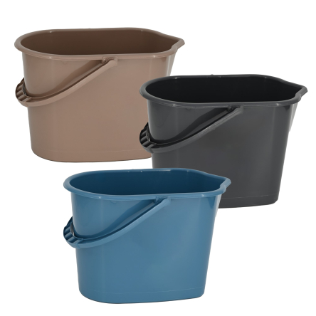 Відро пластикове YORK МОП 14л прямокутне мікс (YR-7101) - 1 Відро пластикове YORK МОП 14л прямокутне мікс (YR-7101) - 1