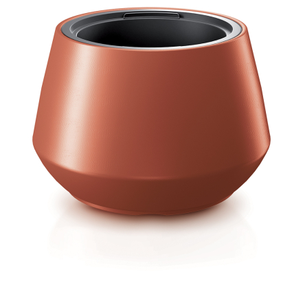 Горшок для цветов Prosperplast HEOS с вкладышем 44х30см медный (89397-7598) - 2