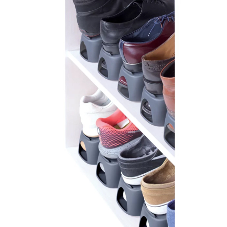 Набор подставок для обуви Prosperplast SPACYSHOE. 38-45. 4шт антрацит (34489-433) - 2 Набор подставок для обуви Prosperplast SPACYSHOE. 38-45. 4шт антрацит (34489-433) - 2