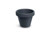 Горщик для квітів Prosperplast Origina 40х40х33см круглий антрацит (57506-433) - 1