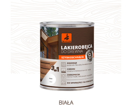 Лак-морилка для дерева 2.5л білий (DRG-63939)
