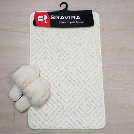 Килимок TM Bravira серія Classik (50х80см) кремовий Cream, поліпропілен (CLT202588-154) - 1