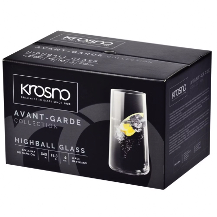 Набір високих склянок AVANT-GARDE 540мл х 6шт (KROS-789583) - 2