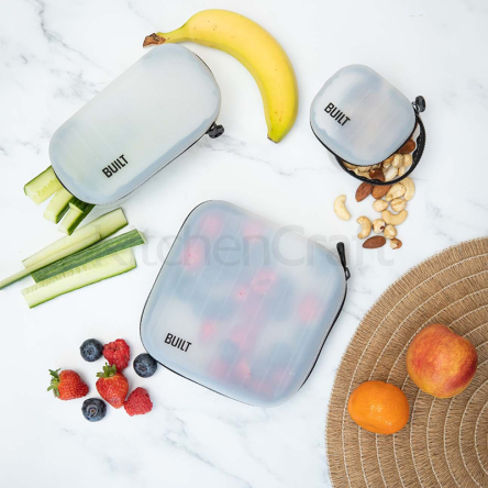 Контейнер для еды Built, силиконовый, 16 х 16 см - 2