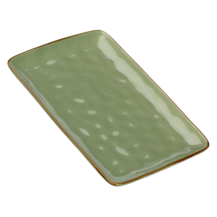 Блюдо сервировочное прямоугольное Rose&Tulipani Milano CONCERTO VERDE OLIVA, керамогранит, олива, 32 х 8 см - 1 Блюдо сервировочное прямоугольное Rose&Tulipani Milano CONCERTO VERDE OLIVA, керамогранит, олива, 32 х 8 см - 1