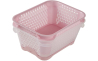 Корзина для хранения Keeeper Jonas А-7 прозрачный/розовый (КЕЕ-370.1) - 4