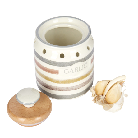 Банка для чеснока Kitchen Craft CLASSIC COLLECTION, керамика, 1050 мл, 8 х 8 х 14 см - 5 Банка для чеснока Kitchen Craft CLASSIC COLLECTION, керамика, 1050 мл, 8 х 8 х 14 см - 5