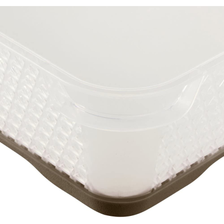 Корзина для хранения Keeeper Jonas А-4 прозрачный/серо-коричневый (Кее 367.3) - 2 Корзина для хранения Keeeper Jonas А-4 прозрачный/серо-коричневый (Кее 367.3) - 2