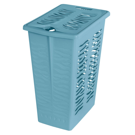 Кошик для білизни BRANQ ЗЕБРА 30л блакитний (1401.1) - 1
