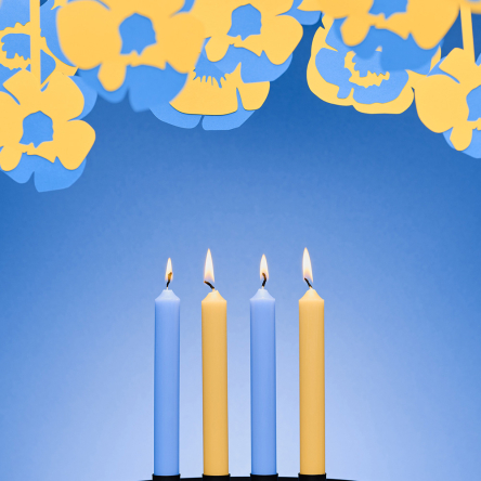 Набор прямых свечей Bougies La Française, желтые, 20 х 2,2 см, 65 г, 12 шт. - 4