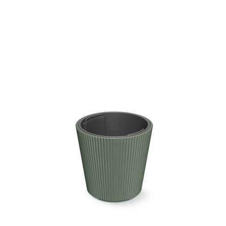 Горшок для цветов Prosperplast Milly 23.8х23.8х22.7см конус темно-зеленый (63190-2411) - 1 Горшок для цветов Prosperplast Milly 23.8х23.8х22.7см конус темно-зеленый (63190-2411) - 1