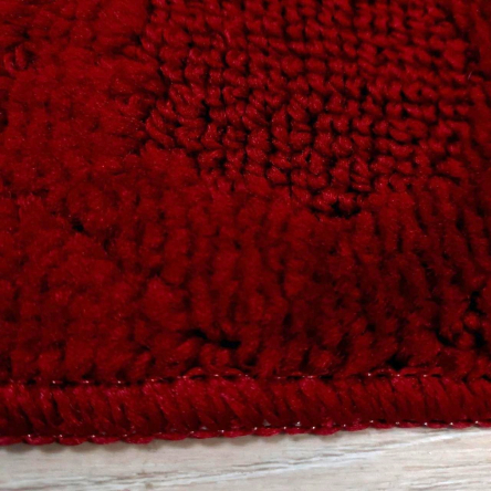 Набор ковриков TM Bravira серия Classik (50х80, 40х50см) Burgundy, полипропилен (CLT202012-174) - 4