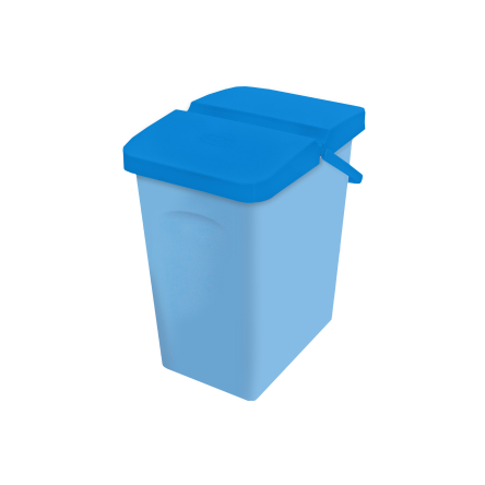 Ведро BRANQ для хранения порошка/корма для животных 10л голубое (BRQ-1311.5) - 1