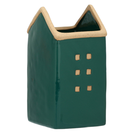 H234000001 Кашпо Rituali Domestici DICASA, керамическое, зеленое, 10,5 х 10,5 х 20,5 см - 8