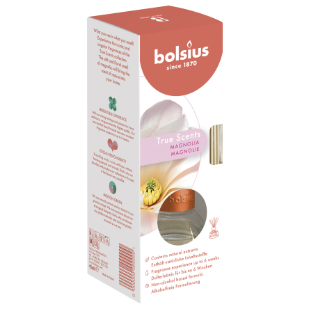 Диффузор Bolsius True Scents Magnolia 45мл с палочками (BOL-806704) - 2
