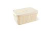 Корзина для хранения UCS KNIT DESIGN прямоугольная с крышкой 6л кремовая (UCS-66000) - 1