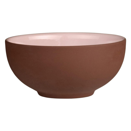 LM0016 Місочка SIENNA рожева, кераміка, діам. 12 см, 330 мл - 1 LM0016 Місочка SIENNA рожева, кераміка, діам. 12 см, 330 мл - 1